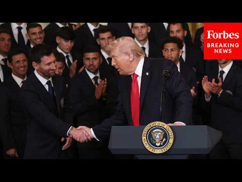 'It Is My Distinct Privilege To Say...Welcome To The White House, Lionel Messi': Trump