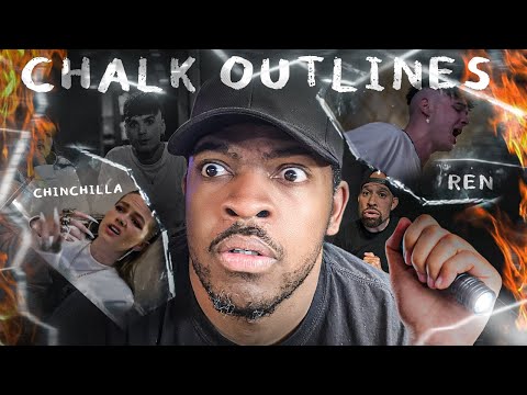 Ren X Chinchilla just took Mr Biscuit OUT! Chalk Outlines FIRST time REACTION.... @RenMakesMusic