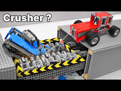 New Lego Car Build Tug of War Battle: Who Will Win? | FM Lego Technic