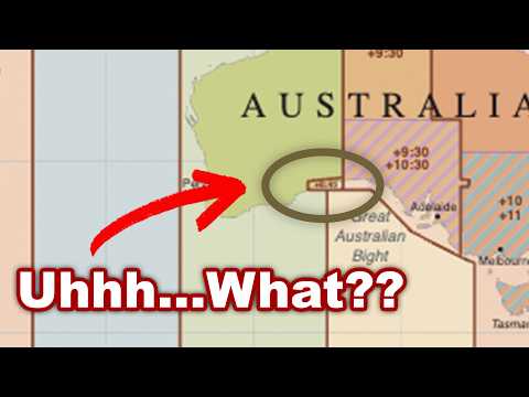 Why Does Australia Have This Very Weird Time Zone???