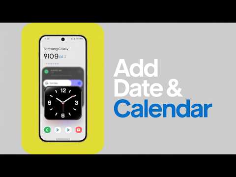 How to Customize Samsung Flip Clock Time & Date (Show Calendar Widget) – 2026 Guide