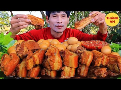 THÁNH ĂN: 15KG Mỡ Heo Hầm Béo “Lên Tới Não” | Thử Thách Ăn Hết Trong 29 Phút