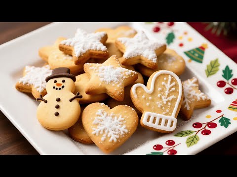 Best homemade 4-ingredient Cookies for Christmas. The delicious Taste of Childhood.