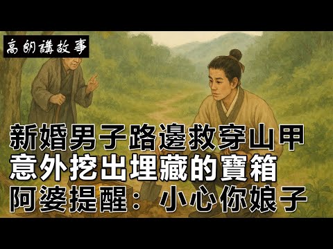民間故事：新婚男子路邊救穿山甲，意外挖出埋藏的寶箱，阿婆提醒：小心你娘子｜高朗講故事