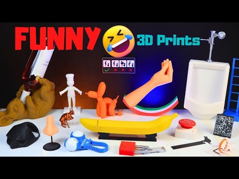 TOP 30 FUNNIEST 3D Prints