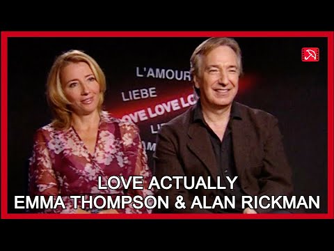 Emma Thompson & Alan Rickman LOVE ACTUALLY Interview