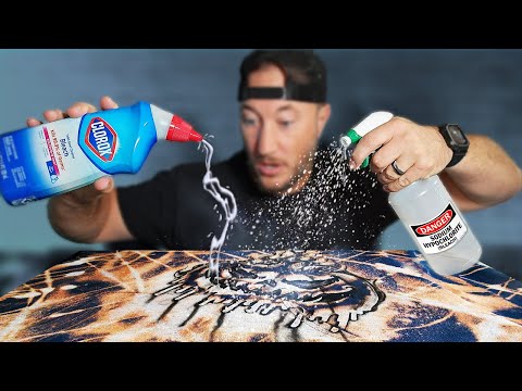 INSANE RESULTS Painting with Bleach Tricks!