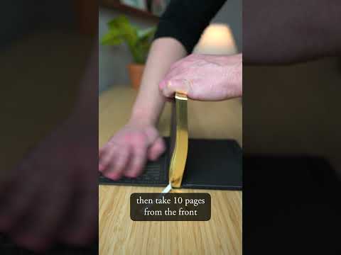 Don’t start using a new notebook until you do this (NO CREASES)