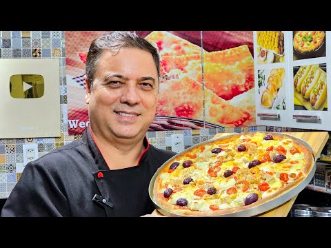 Pizza better than pizzeria pizza, no kneading required, easy, delicious!