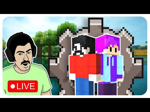 Can Minecraft Villagers Build their own Society? (Modded Minecraft with @ThermChannel)