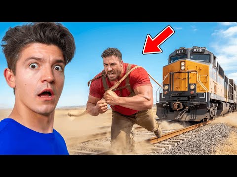 WORLD’S STRONGEST MAN TAKES ON INSANE CHALLENGES! 😱💪🔥 | Preston