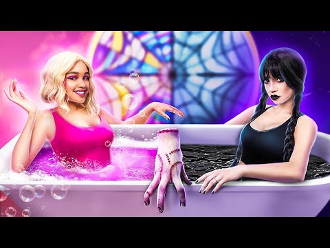 ¡Merlina Addams! ¡Cómo Convertirse en Merlina! ¡Cambio de Imagen Extremo!