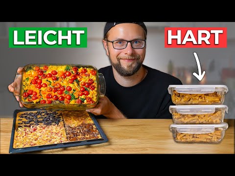 Wie Meal Prep besser geht (+ 3 SCHNELLE Rezepte)