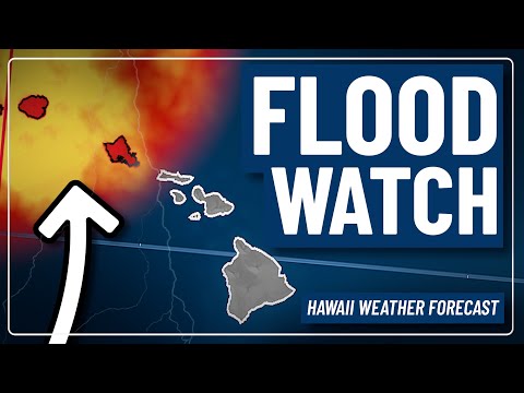 Flood Watch for Oahu & Kauai as Heavy Rain, Thunderstorms Approach | Hawaii Weather Update