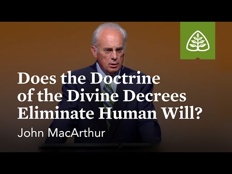 John MacArthur: Does the Doctrine of the Divine Decrees Eliminate Human Will?