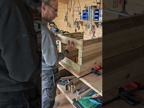 I enjoyed making this terrace furniture - see at the end! #outdoorfurniture #outdoorseating #diy