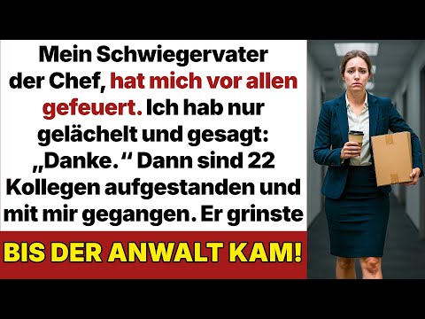 Mein Milliardär-Schwiegervater, der Chef, warf mich aus dem Büro – 22 Kollegen gingen mit mir!