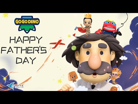 👨Happy Father's Day👨 Super Dad | GoGoDino Father's Day Special | Dinosaurs for Kids | Cartoon | Toys