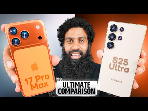 iPhone 17 Pro Max vs S25 Ultra Full Comparison & Camera Comparison
