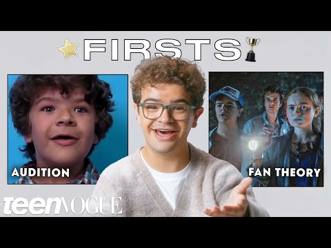 Stranger Things' Gaten Matarazzo Remembers His Firsts | Teen Vogue