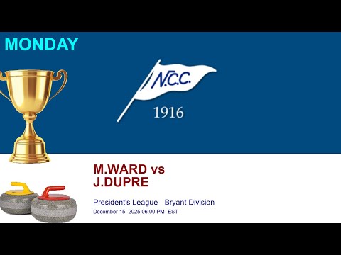 S3: NCC President's League - Bryant Division | M.WARD vs J.DUPRE