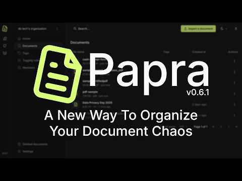 Papra: The Open-Source Document Manager You’ll Actually Use