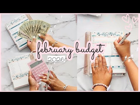 Monthly Reset | FEBRUARY 2026 COMPLETE BUDGET SETUP | How to Budget for Beginners | PERSONAL FINANCE