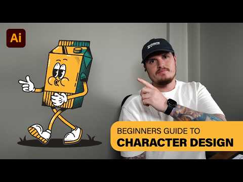 Adobe Illustrator Tutorial: Create a vector character from Sketch