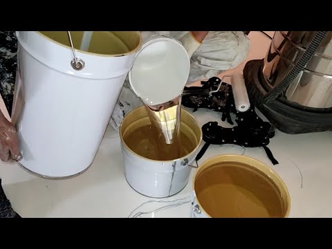 الإبوكسي أفخم الأرضيات في عالم الديكور Époxy effet marbre شرح مفصل ،طريقة العمل + المعادلة الكميائية