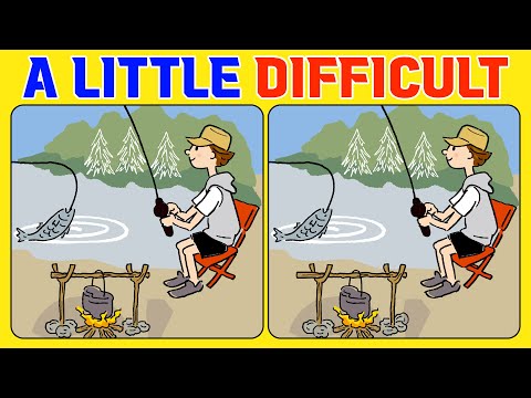 🧠🧩Spot the Difference | Brain Workout 《A Little Difficult》