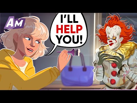 Lady gave a scary stranger a makeover #shortanimation