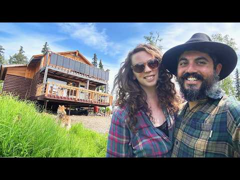 We Bought an Off Grid Cabin in Alaska - FIRST LOOK!