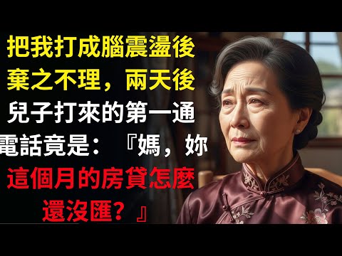 媳婦偷領光我的百萬手術費，我找兒子理論，他卻冷冷地把我推倒：『存什麼錢？反正妳最後也是孤獨死在這...』