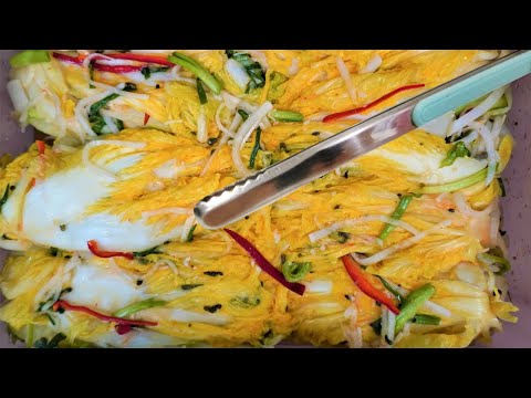 💚백김치 국물 만들지 마세요 이것 넣어 아삭 톡 쏘는 맛! 맛있어요