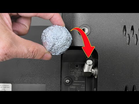 🔥 This Aluminum Foil TV Trick Unlocks Hidden Channels – They Don’t Want You to Know! 😱