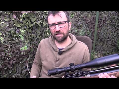 Rabbit shooting with an air rifle