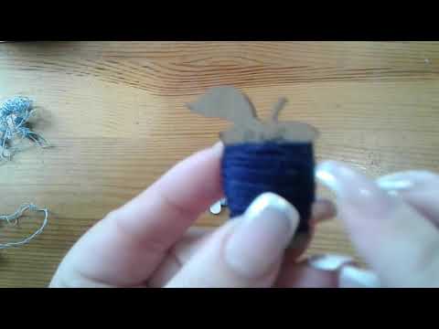 Как я наматываю нитки на бобинки в одну нить