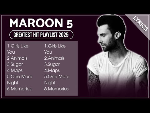 Top 10 MAROON 5 Songs | MAROON 5 Best Songs Playlist | Popular English Music Playlist