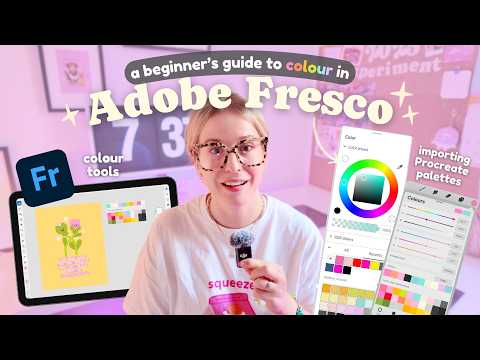 How to Use Colour in Adobe Fresco 🌈 Beginner’s Guide (Ep. 3) + How to  Import Procreate Swatches