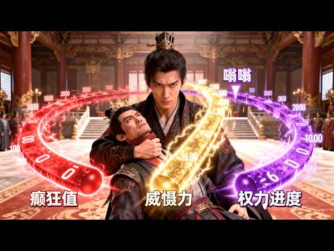 被逼到絕境，系統卻讓我“表演發癲”。我當衆撕碎聖旨，笑問父皇：“兒臣演得像嗎？”滿朝駭然，我卻收到系統提示：登基進度+30%。#男频 #短剧 #穿越 #玄幻 #系统 #逆袭 #打脸 #古装 #爽剧