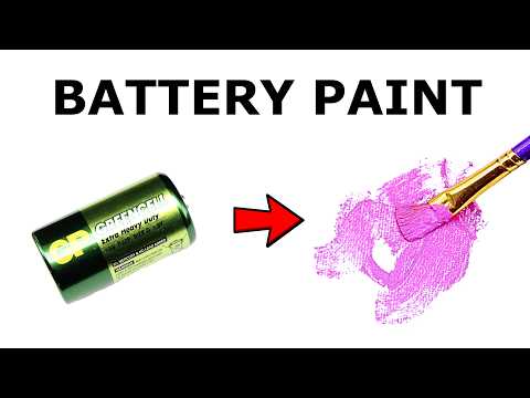 Turning Batteries into Purple Paint