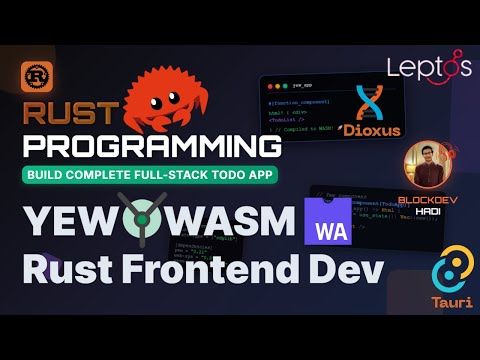 🦀 Build Frontend with Rust Yew | Todo App + API Integration | WebAssembly vs Frameworks 🚀