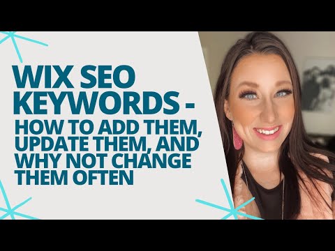 Wix SEO Keywords - How to Add Them, Update Them, and Why NOT Change Them