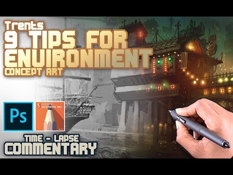 9 BEST Tips For Environment concept - Time Lapse -- Belgarde city.