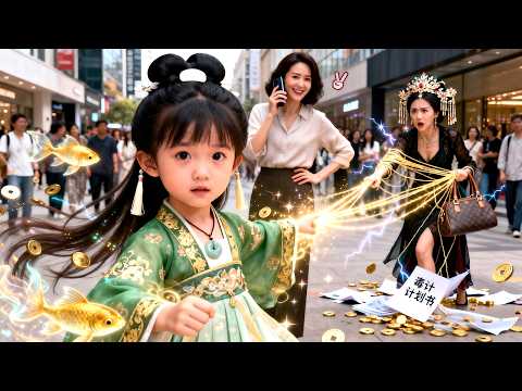 5歲怪力萌娃下山尋爹，救下豪門老太卻被隨手塞給窮司機？壞女人帶人找茬，一巴掌扇飛時玉佩亮了：窮司機竟是失散多年的豪門親爹！萌寶懵：我就隨便救個人，怎麼爹就到位了？#異能#短劇#drama#萌娃#逆襲