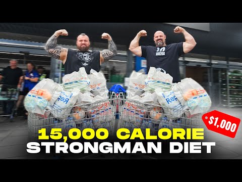 EDDIE HALL'S OLD STRONGMAN DIET 15,000+ CALORIES A DAY!