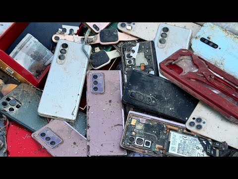 😍Lucky Day! Found Many Galaxy Fold 2-3 & More - Restoring Samsung galaxy Fold 3