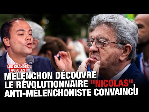 Charles Consigny fait découvrir "Nicolas" à Jean Luc Mélenchon
