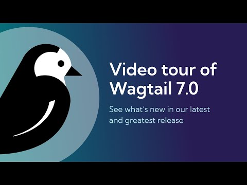 Video Tour of Wagtail 7.0
