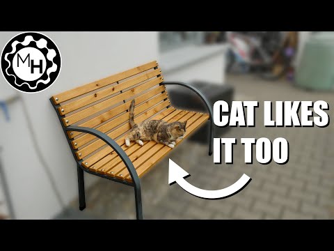 Renewing an outdoor bench | simple Spring project + miter saw testing